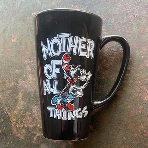 Universal Studios Dr. Seuss “MOTHER OF ALL THINGS” Oversized Tall Black Mug 2017